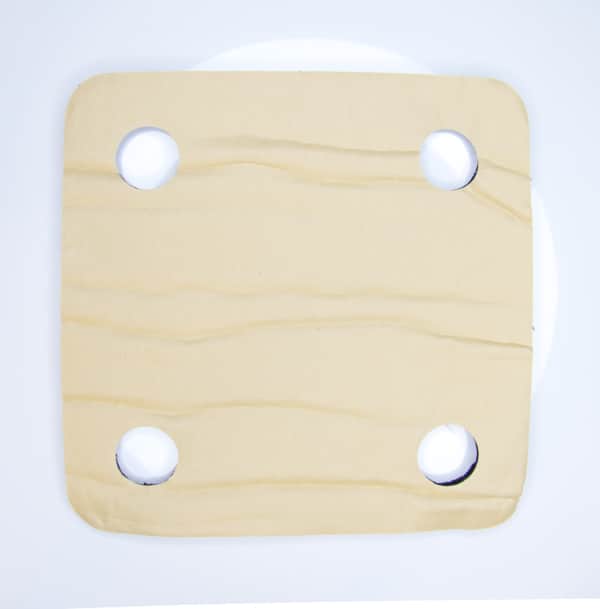 Genius Heizmatte 4 Rückseite von der Heizbett Isolierung für den Sidewinder X1 bzw. Artillery Genius